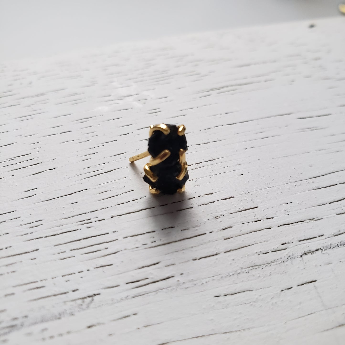 Black Tourmaline Earrings - Mala & Me