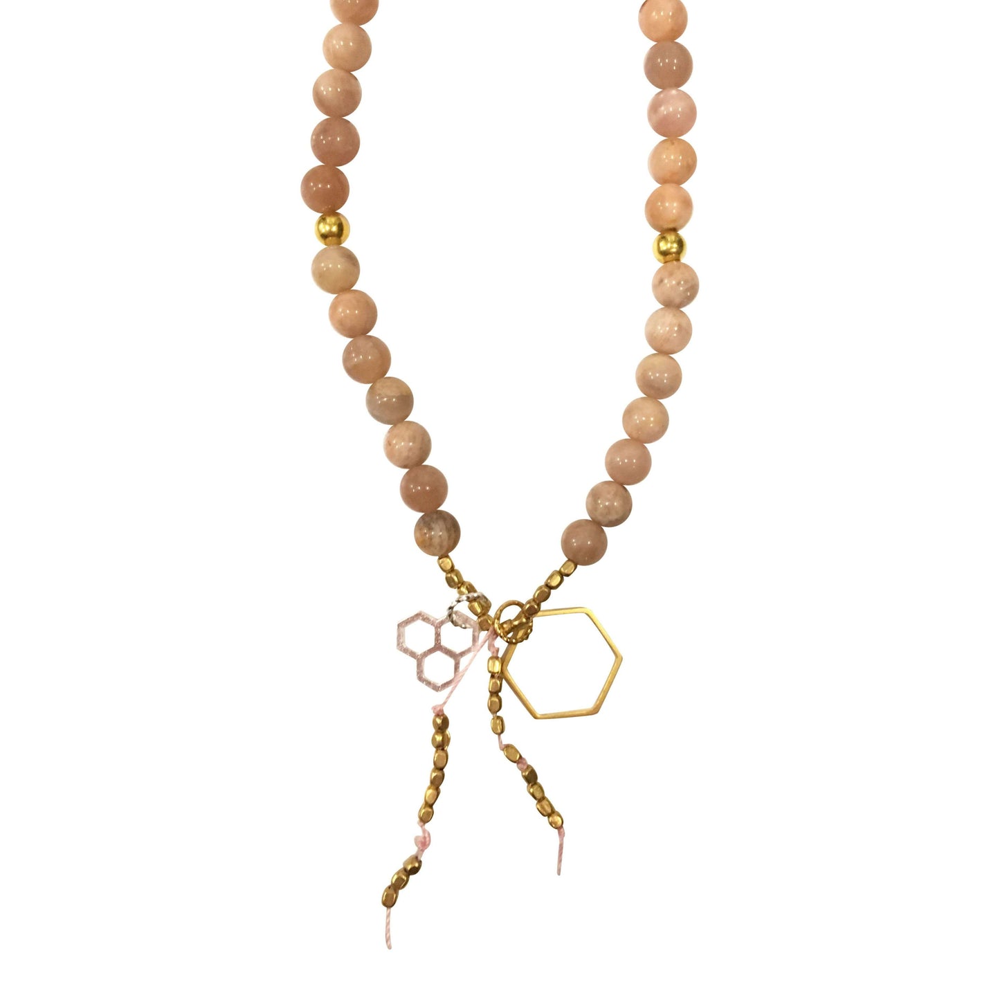 Free Spirit Mala - Mala & Me- Gemstones with beautiful geometric pendents inspired by nature- Jewlery used for meditation, setting intentions and enhancing your yoga practice. Each gemstone holds unique healing properties
