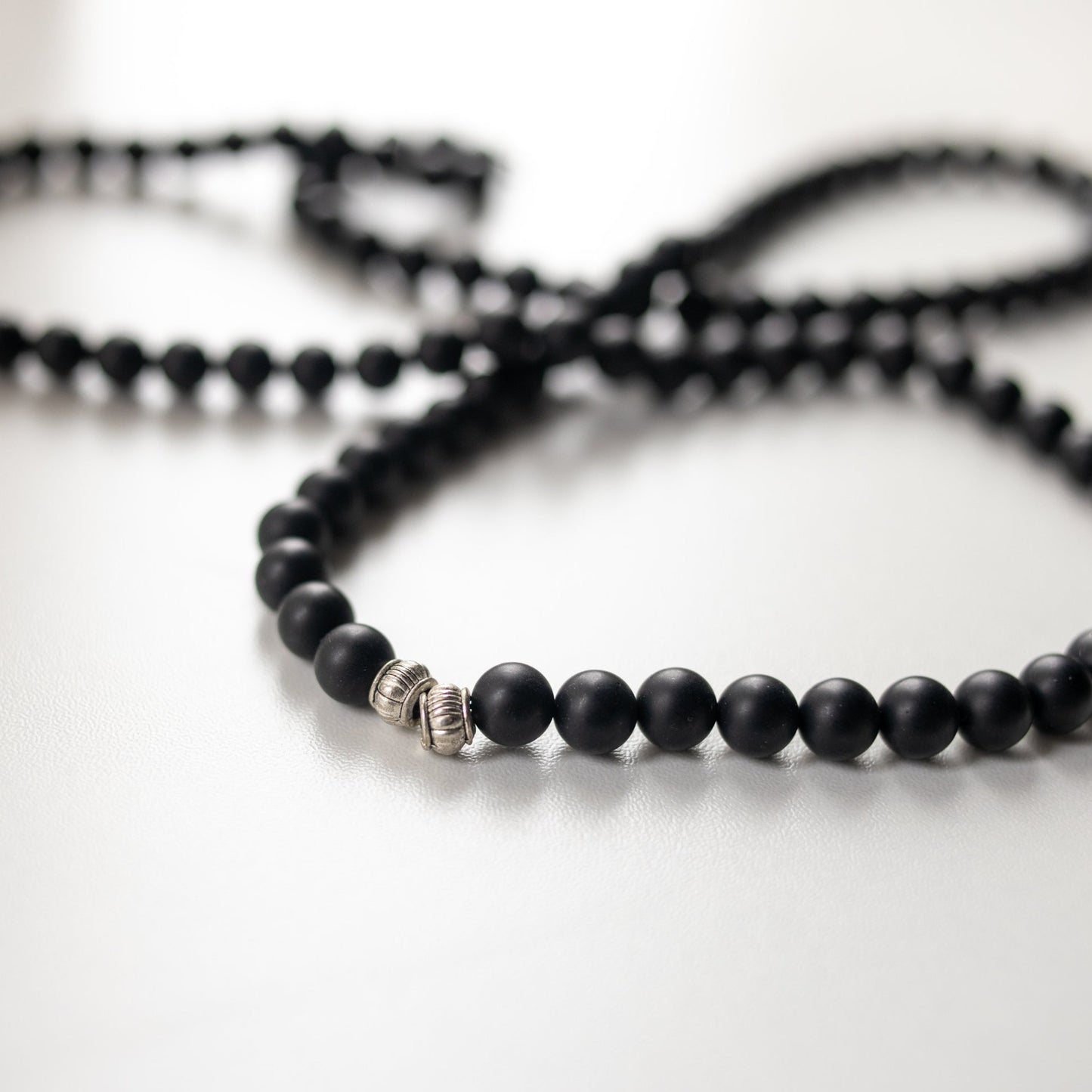 I Am Connected - Men's Black Onyx Mala - Mala & Me