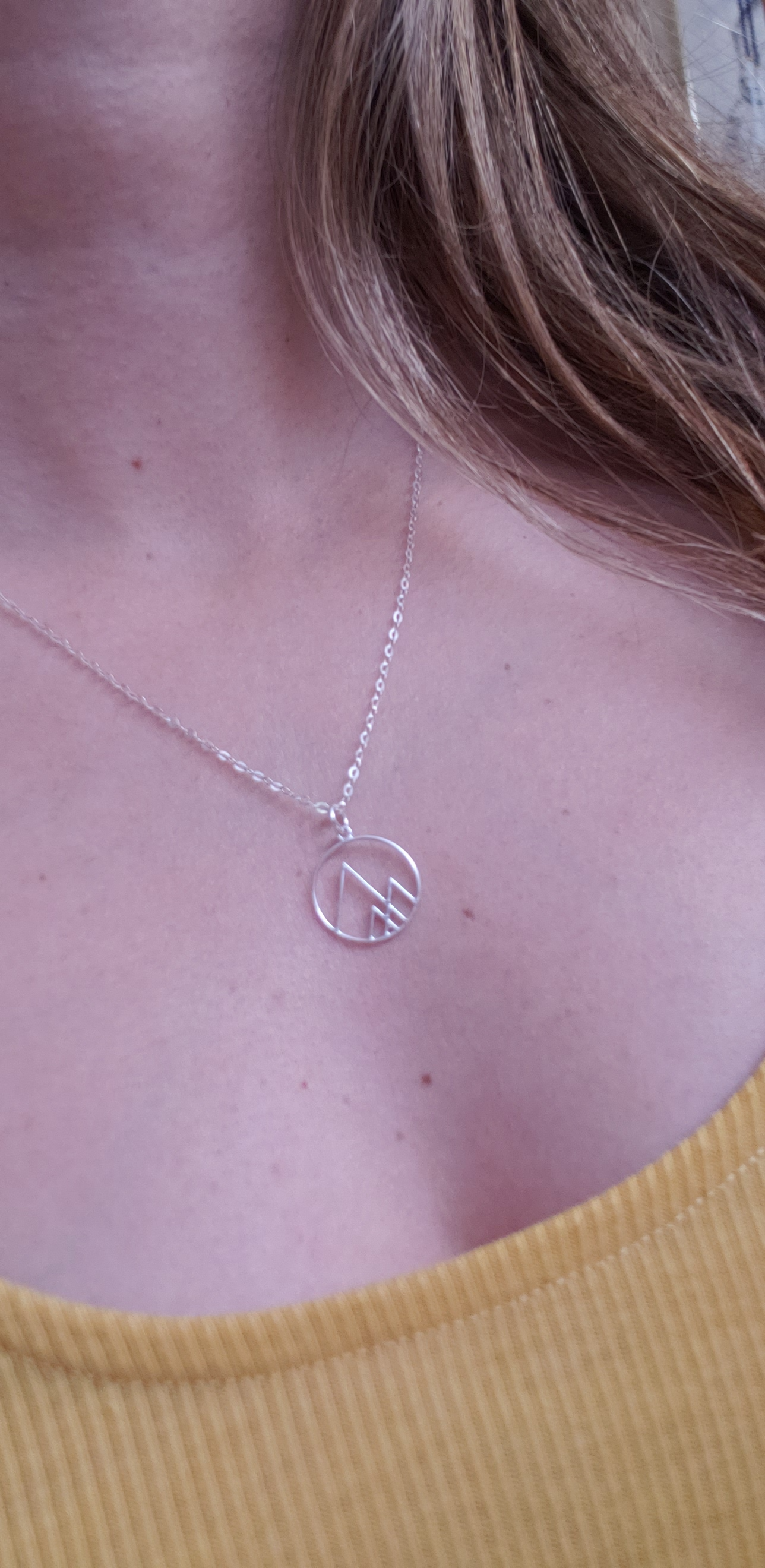 Mountain Pendant Necklace - Mala & Me