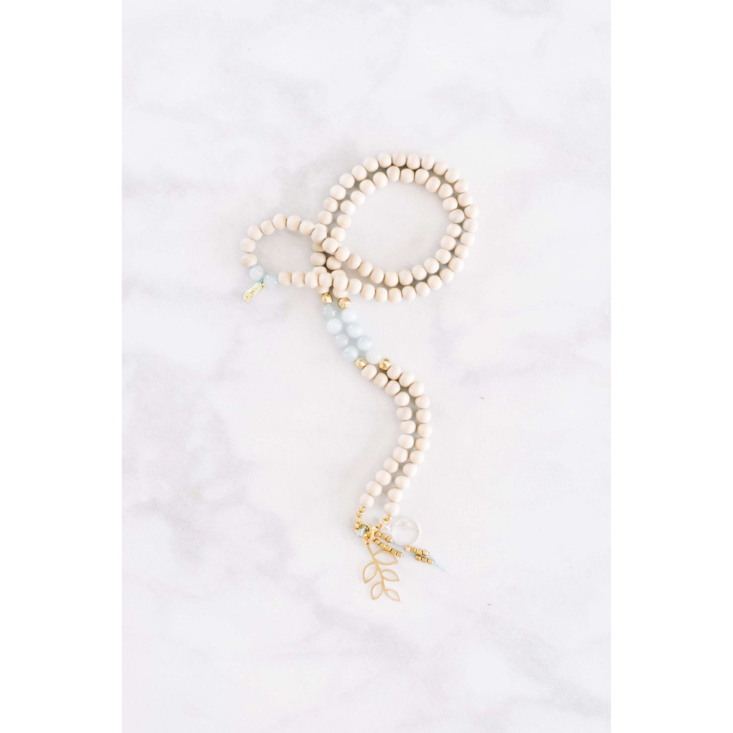 Rejuvenation Mala - Mala & Me- Gemstones with beautiful geometric pendents inspired by nature- Jewlery used for meditation, setting intentions and enhancing your yoga practice. Each gemstone holds unique healing properties