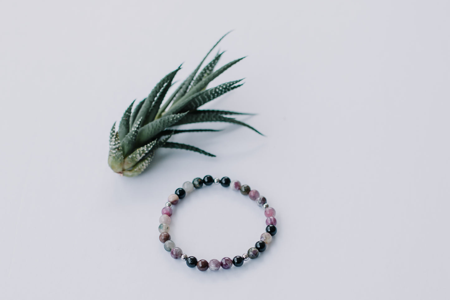 Watermelon Tourmaline Bracelet - Mala & Me