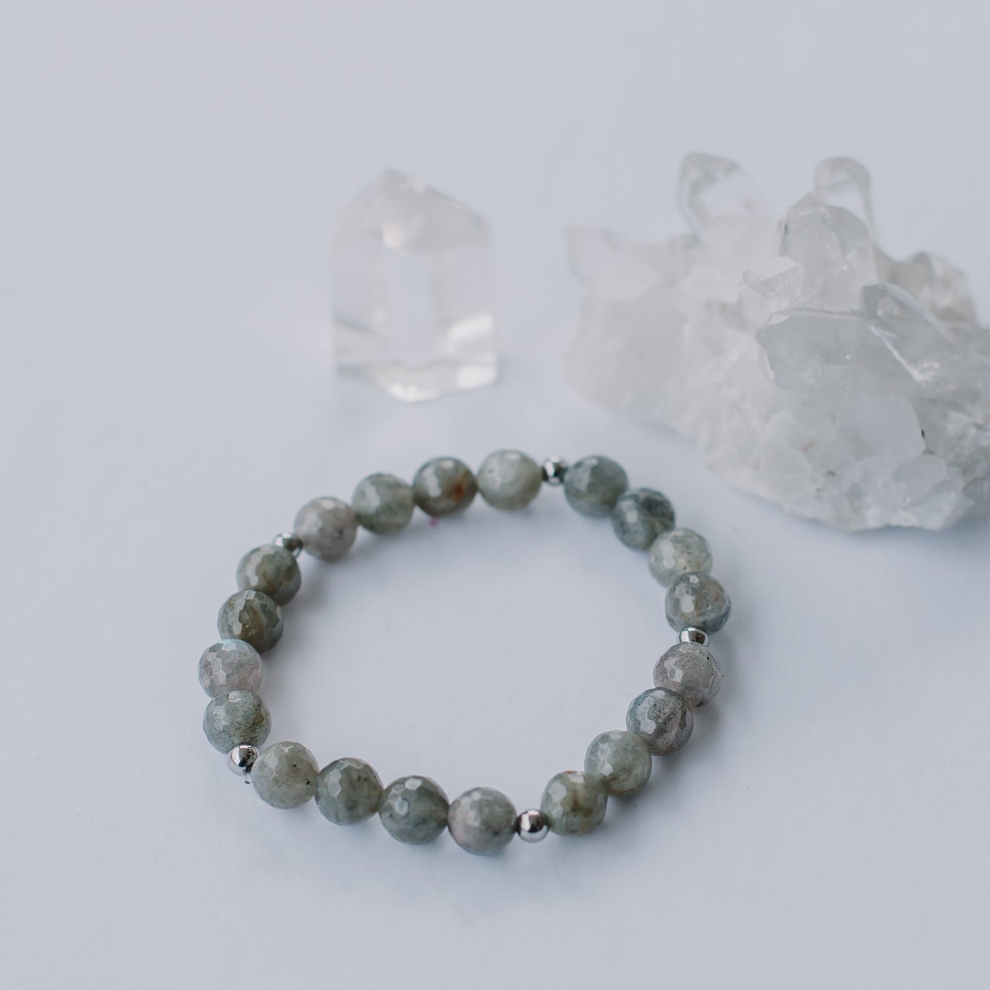 Polished Labradorite Bracelet - Mala & Me