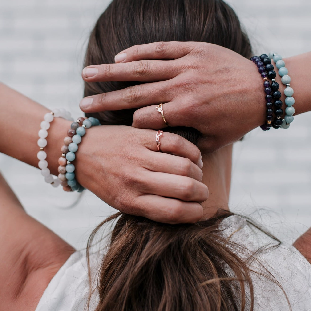 White Jade Bracelet (Translucent) - Mala & Me