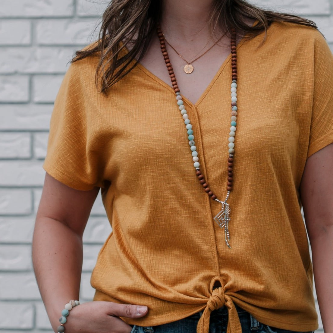 Matte Amazonite Bracelet - Mala & Me
