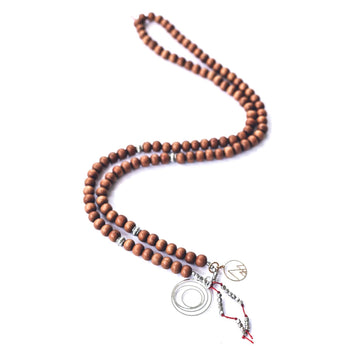 Revelstoke Mala - Mala & Me- Gemstones with beautiful geometric pendents inspired by nature- Jewlery used for meditation, setting intentions and enhancing your yoga practice. Each gemstone holds unique healing properties 