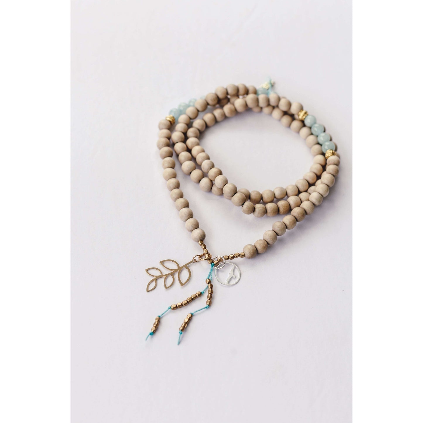 Rejuvenation Mala - Mala & Me- Gemstones with beautiful geometric pendents inspired by nature- Jewlery used for meditation, setting intentions and enhancing your yoga practice. Each gemstone holds unique healing properties