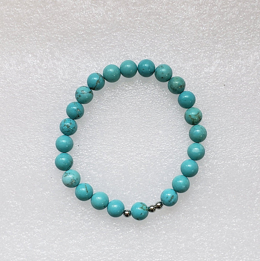 Men's Turquoise Howlite Bracelet