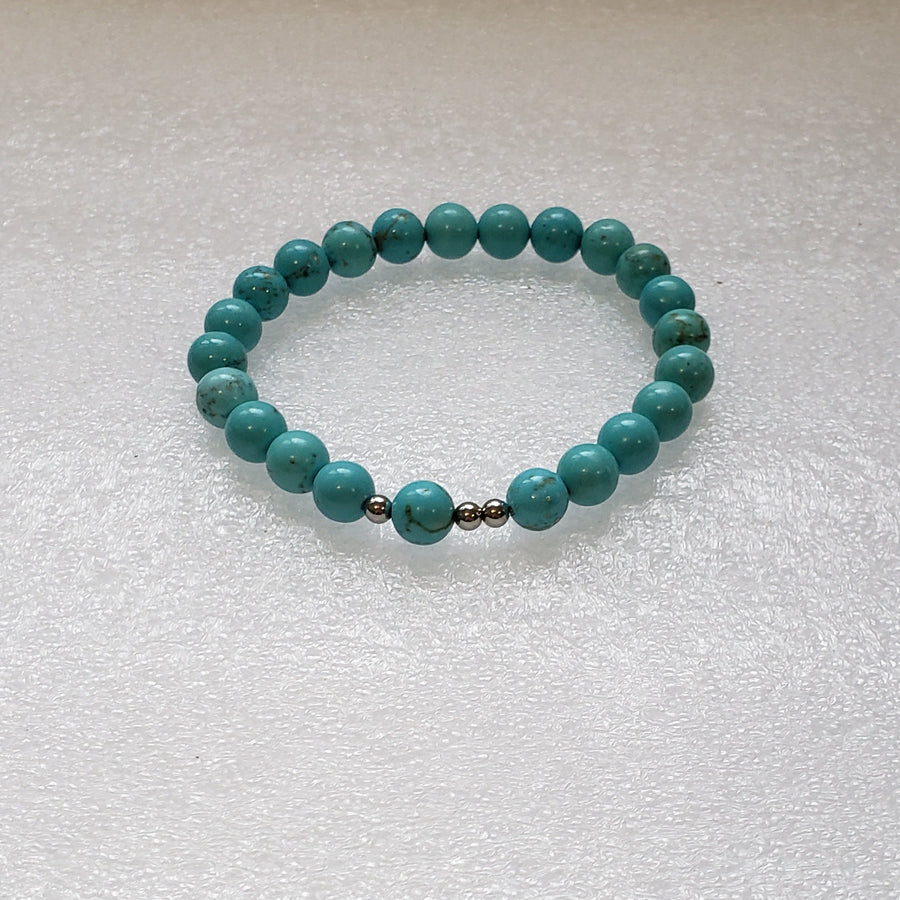 Men's Turquoise Howlite Bracelet
