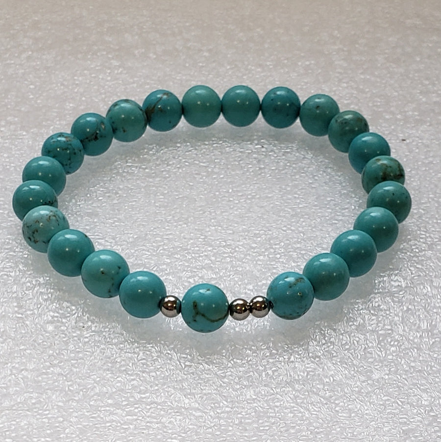 Men's Turquoise Howlite Bracelet