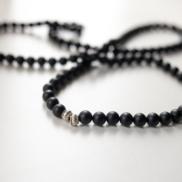 I Am Connected - Men's Black Onyx Mala