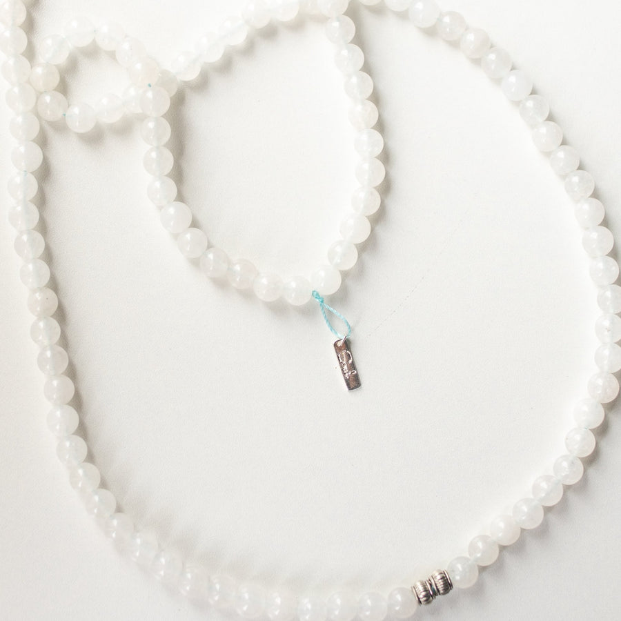 I Am Protected - Men's White Jade Mala