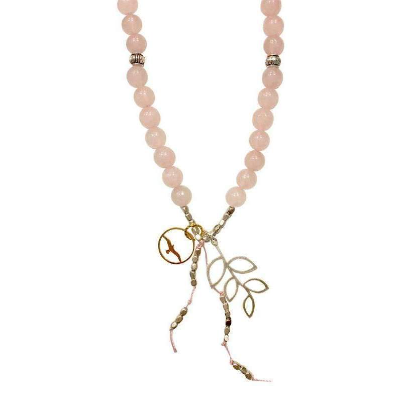 Prana Mala - Mala & Me- Gemstones with beautiful geometric pendents inspired by nature- Jewlery used for meditation, setting intentions and enhancing your yoga practice. Each gemstone holds unique healing properties 