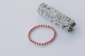 Rose Gold Hematite Bracelet