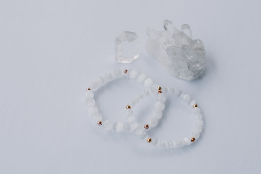 Selenite Bracelet