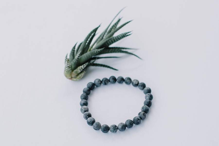 Men's Matte Labradorite Bracelet