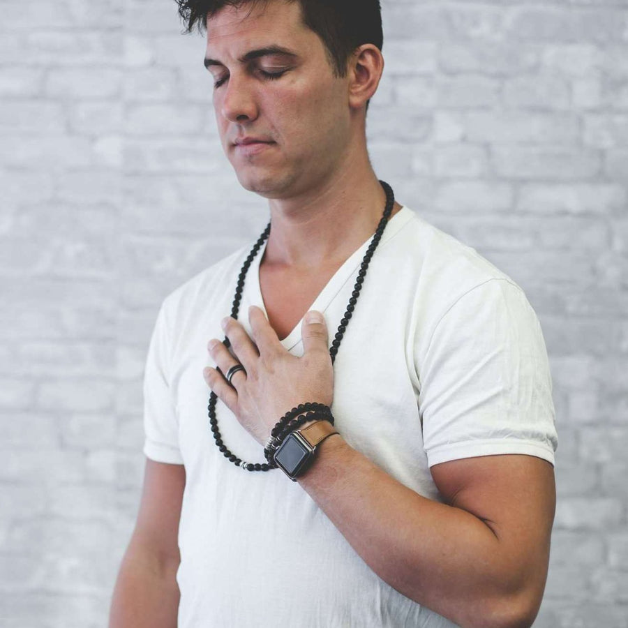 I Am Connected - Mala & Me- Gemstones with beautiful geometric pendents inspired by nature- Jewlery used for meditation, setting intentions and enhancing your yoga practice. Each gemstone holds unique healing properties 